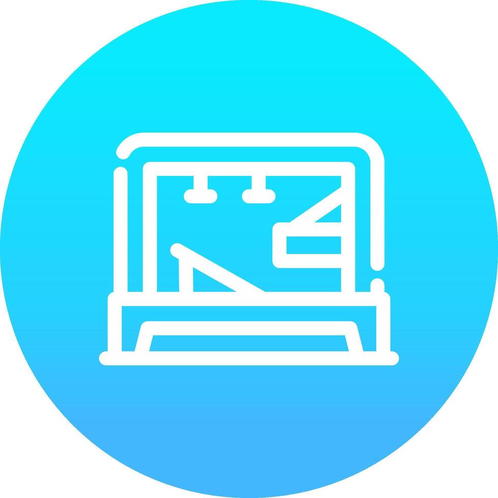 Pilates Tower Creative Icon Design vector