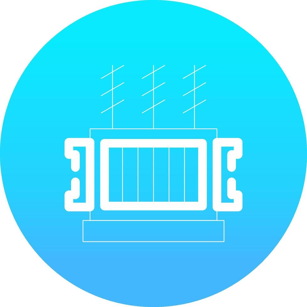 Power Transformer Creative Icon Design vector
