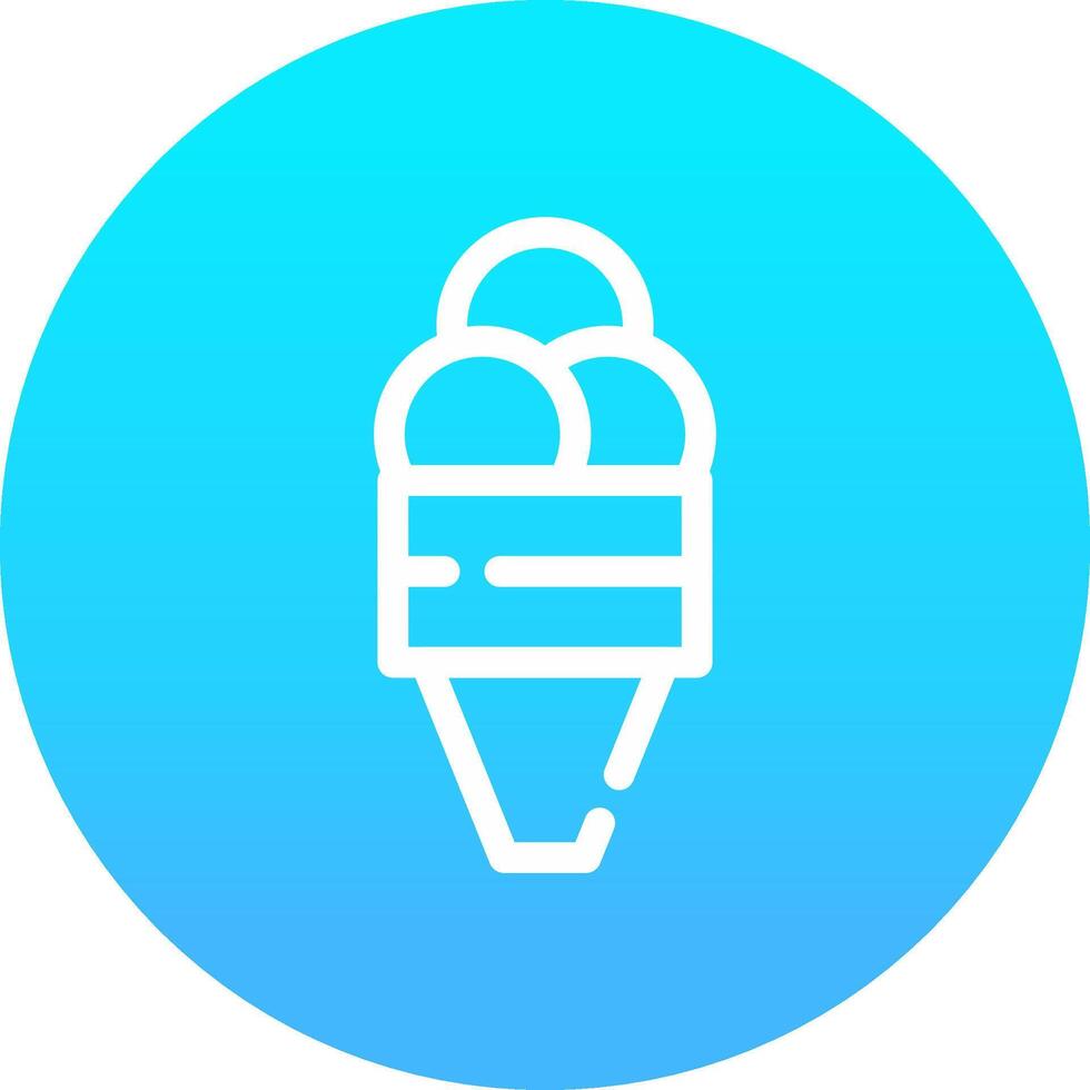 diseño de icono creativo de helado vector