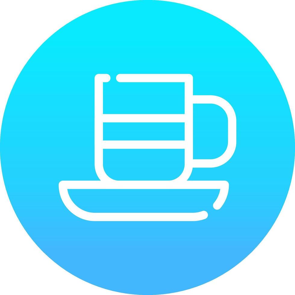 Tea Cup Creative Icon Design vector