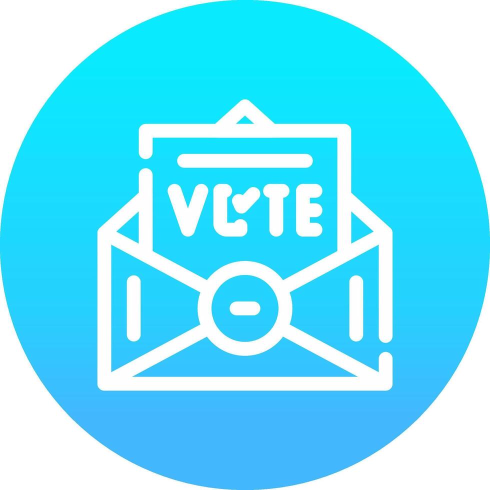 Vote Creative Icon Design vector