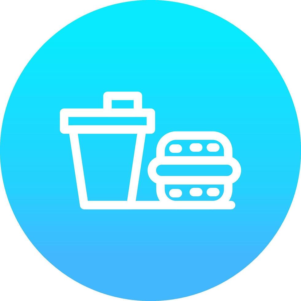 Take Away Creative Icon Design vector