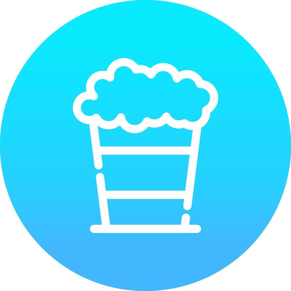 Popcorn Creative Icon Design vector