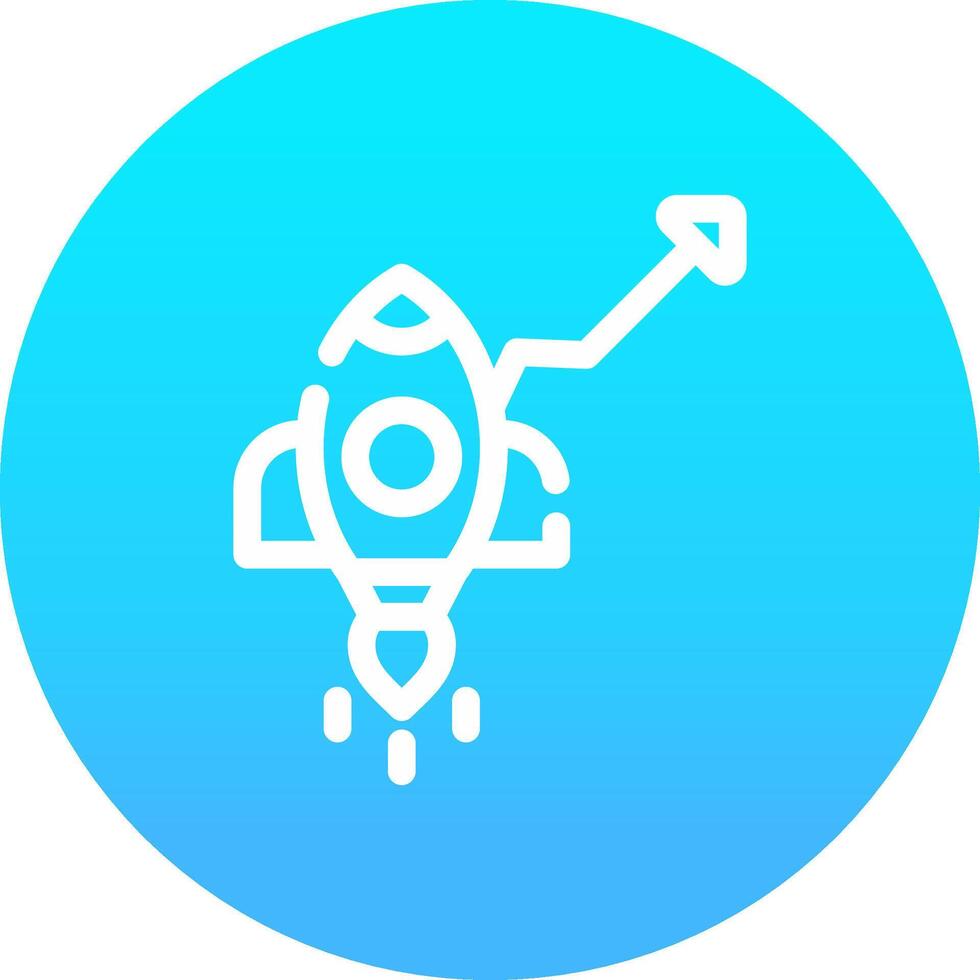 Growth Hacking Creative Icon Design vector