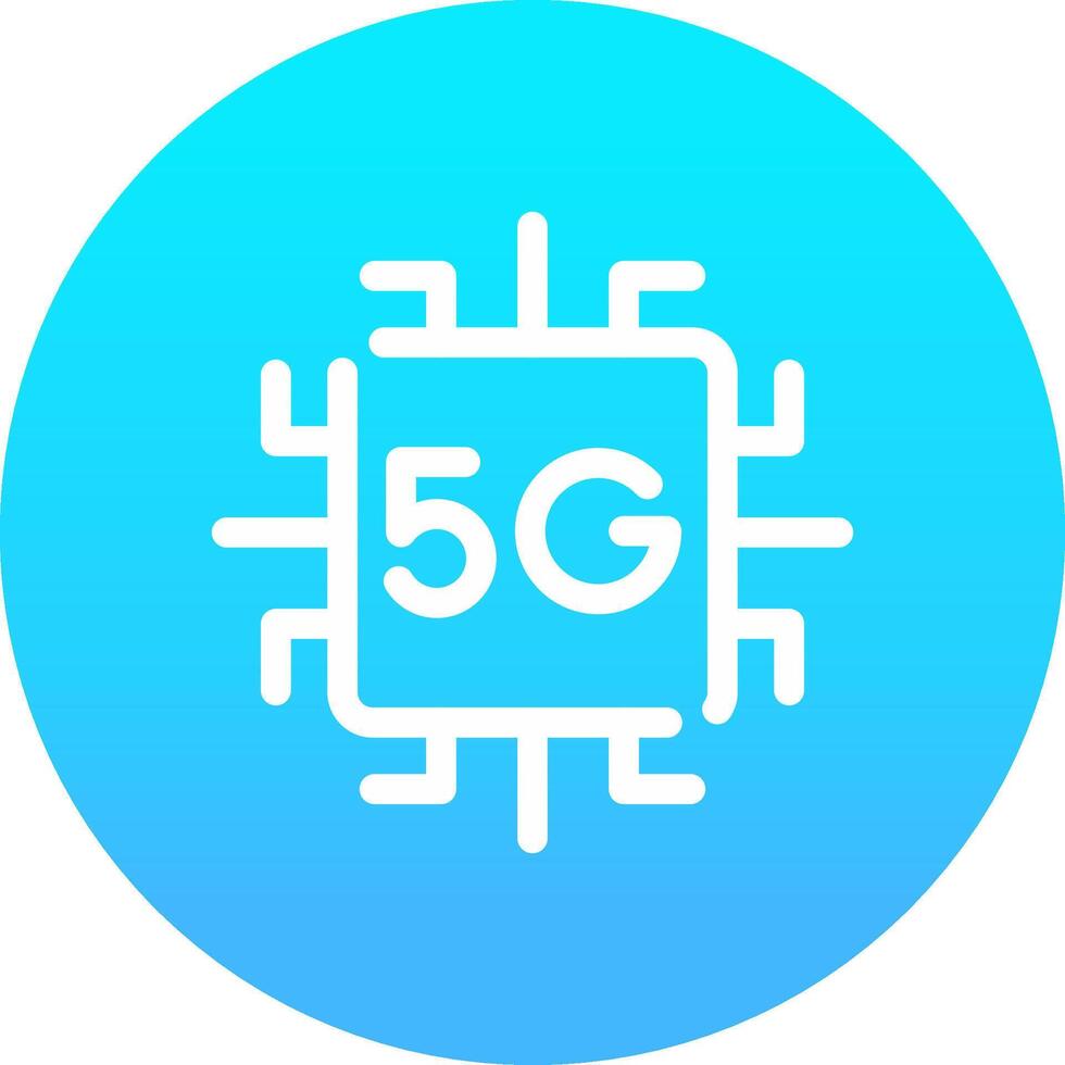 5G Creative Icon Design vector