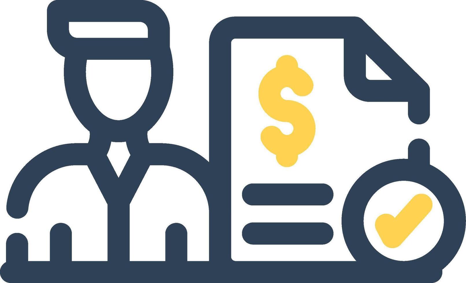 Dealer Invoice Creative Icon Design vector