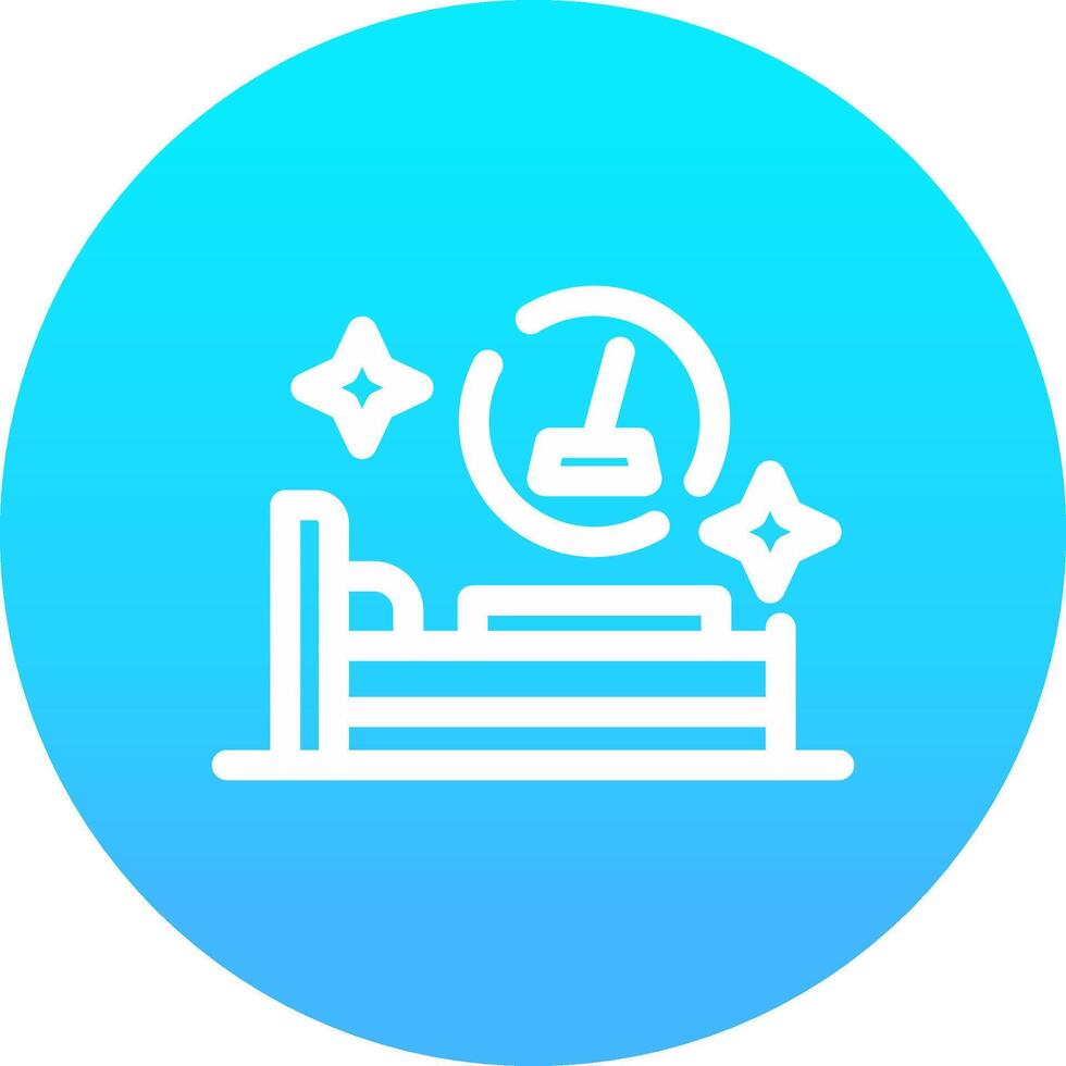 Airbnb Cleaning Creative Icon Design vector
