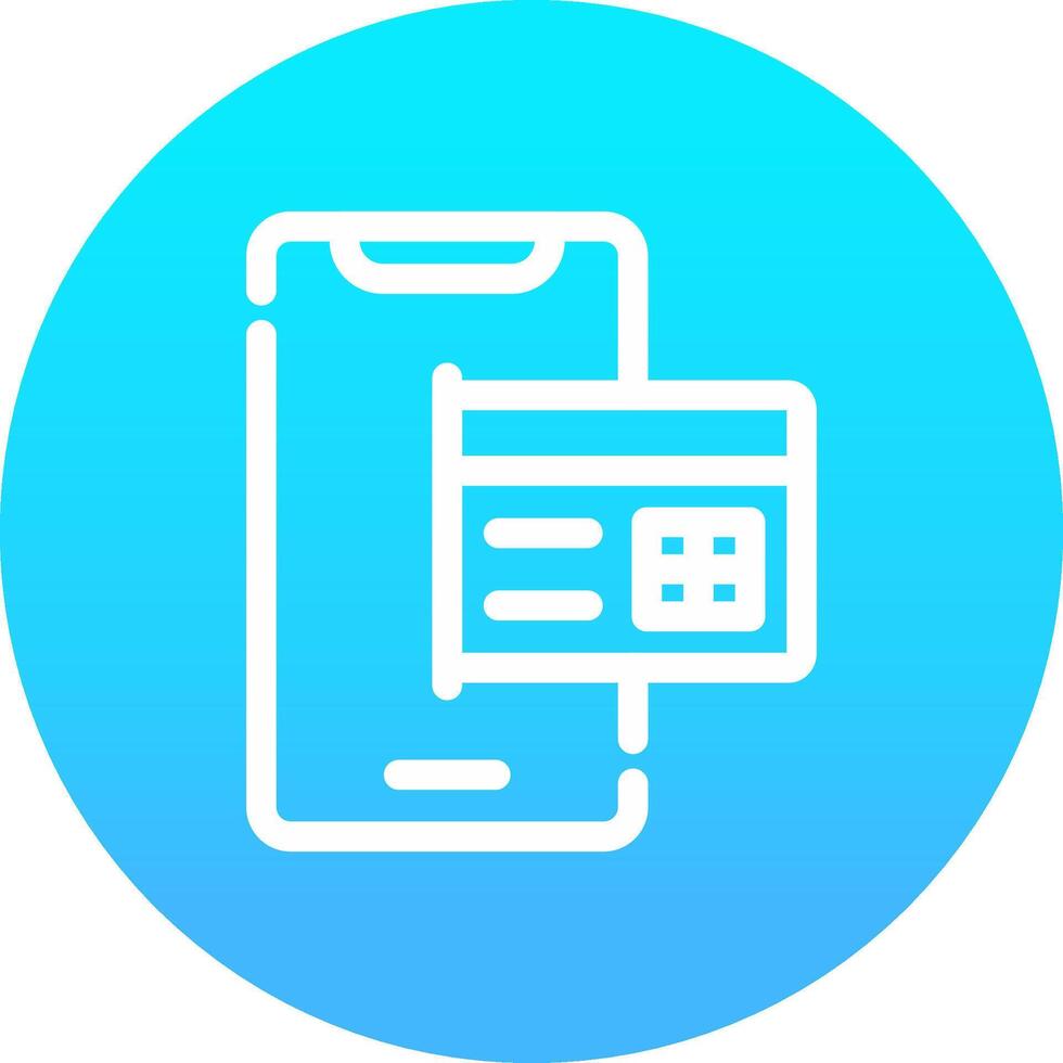 Online Payment Creative Icon Design vector