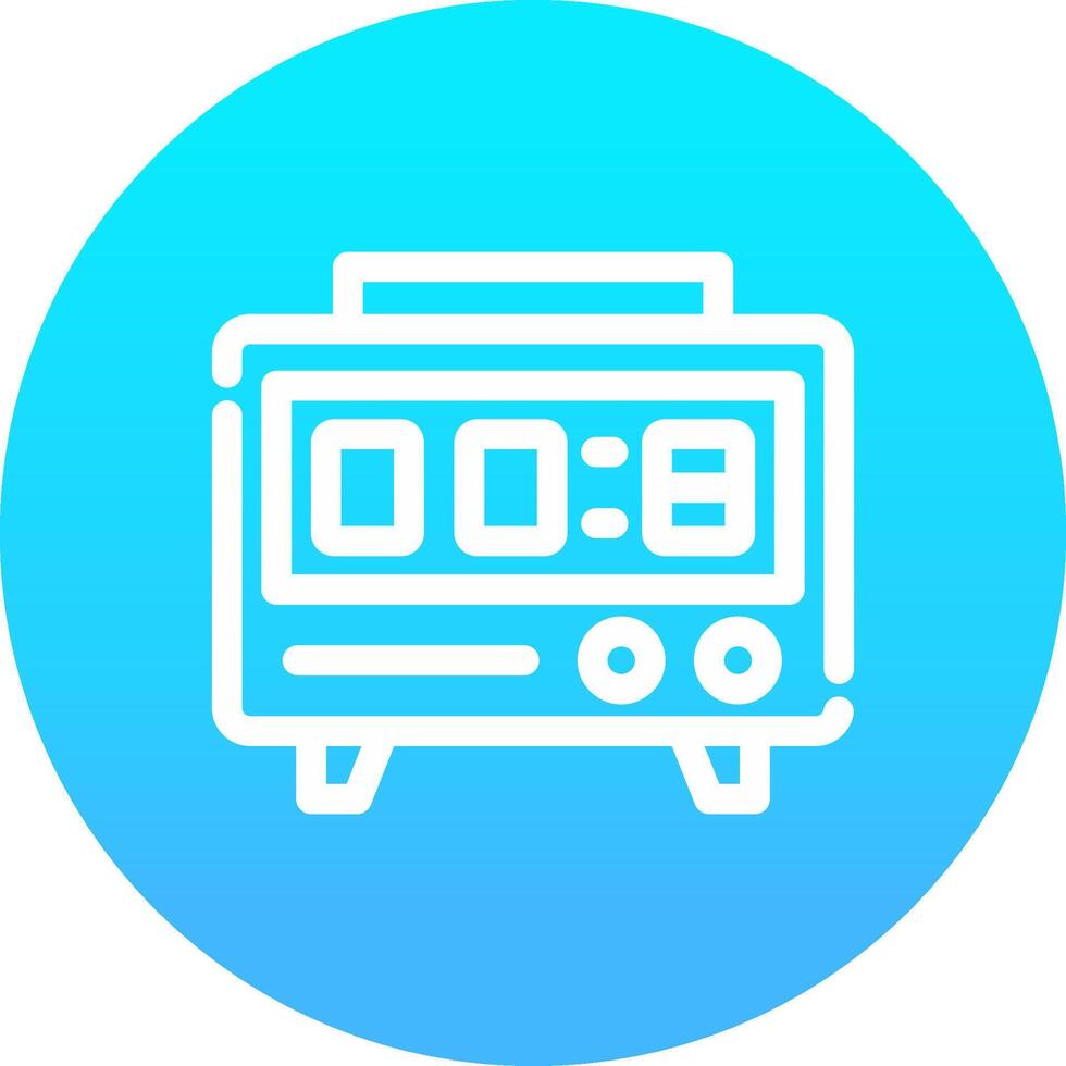 Digital Stopwatch Creative Icon Design vector