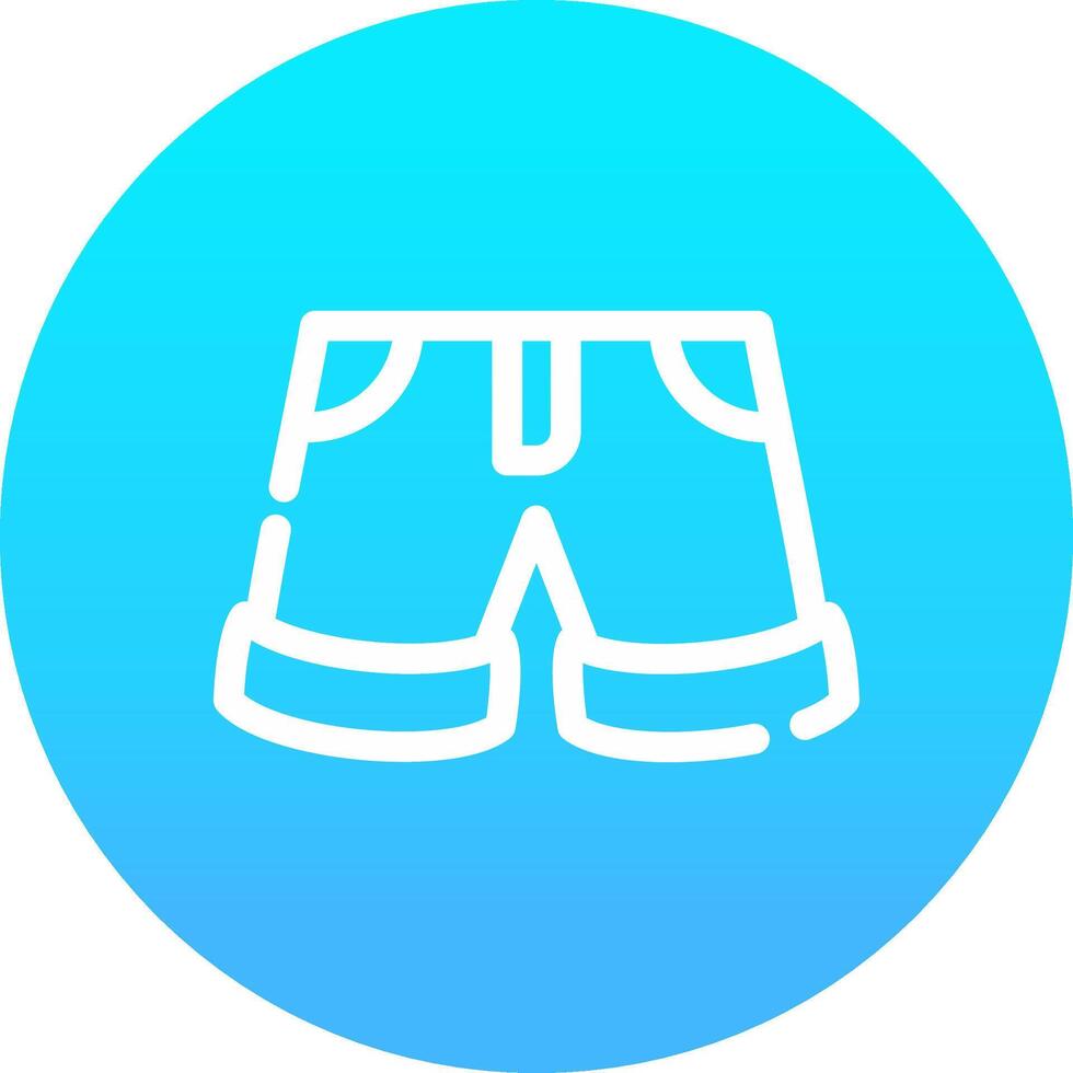 Shorts Creative Icon Design vector