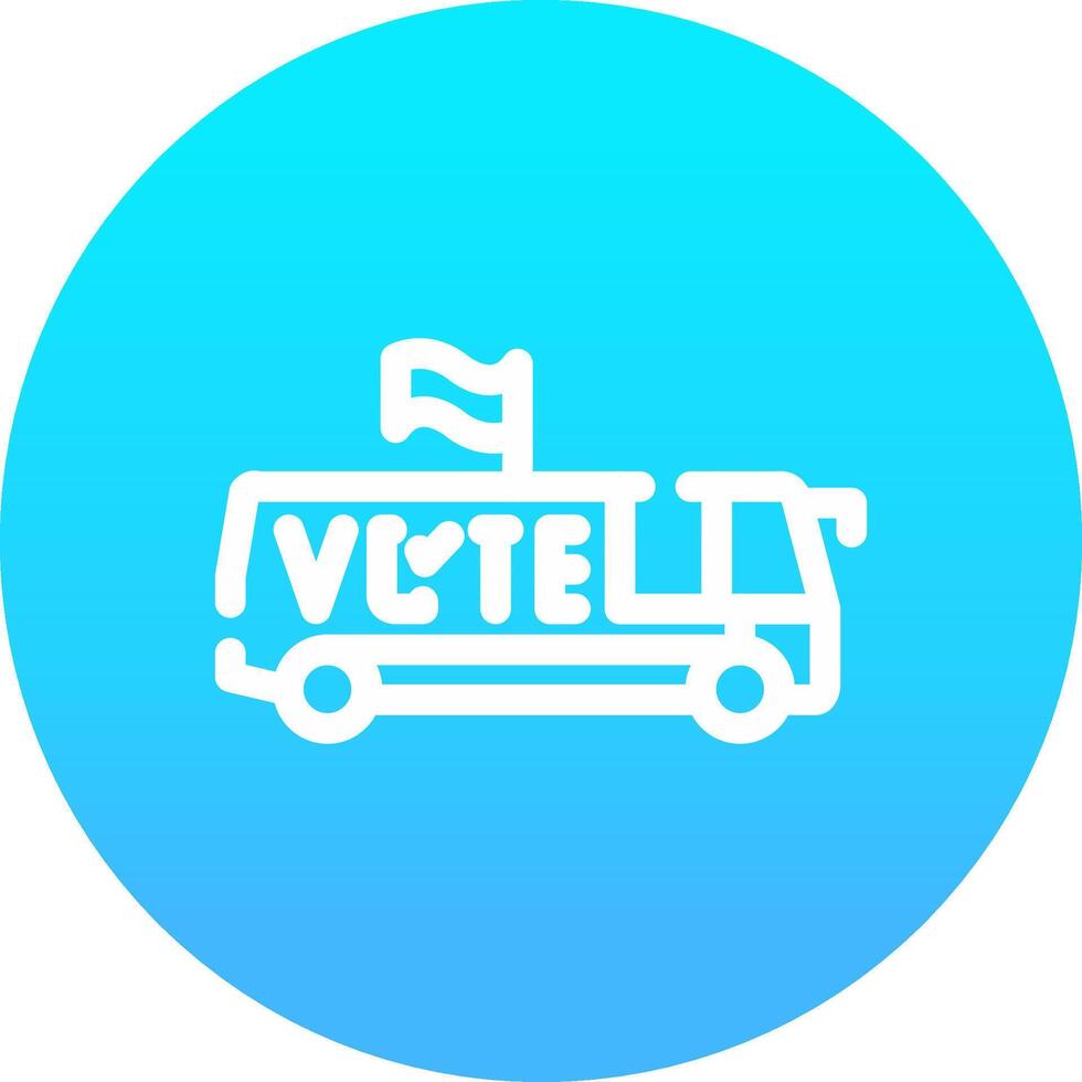 diseño de icono creativo de autobús vector