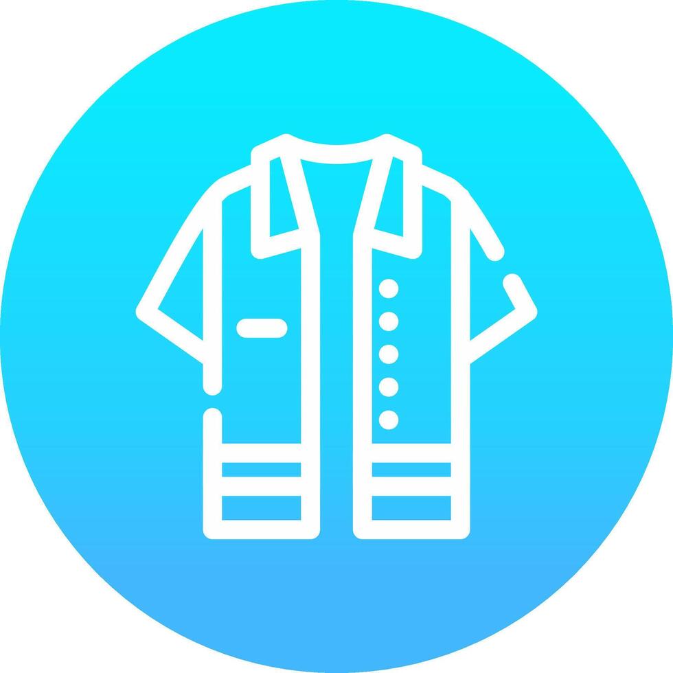 diseño de icono creativo de camisa vector