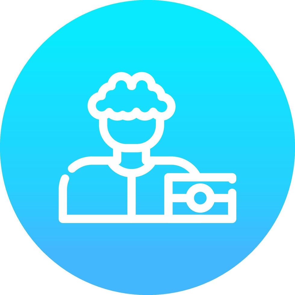 Photographer Creative Icon Design vector