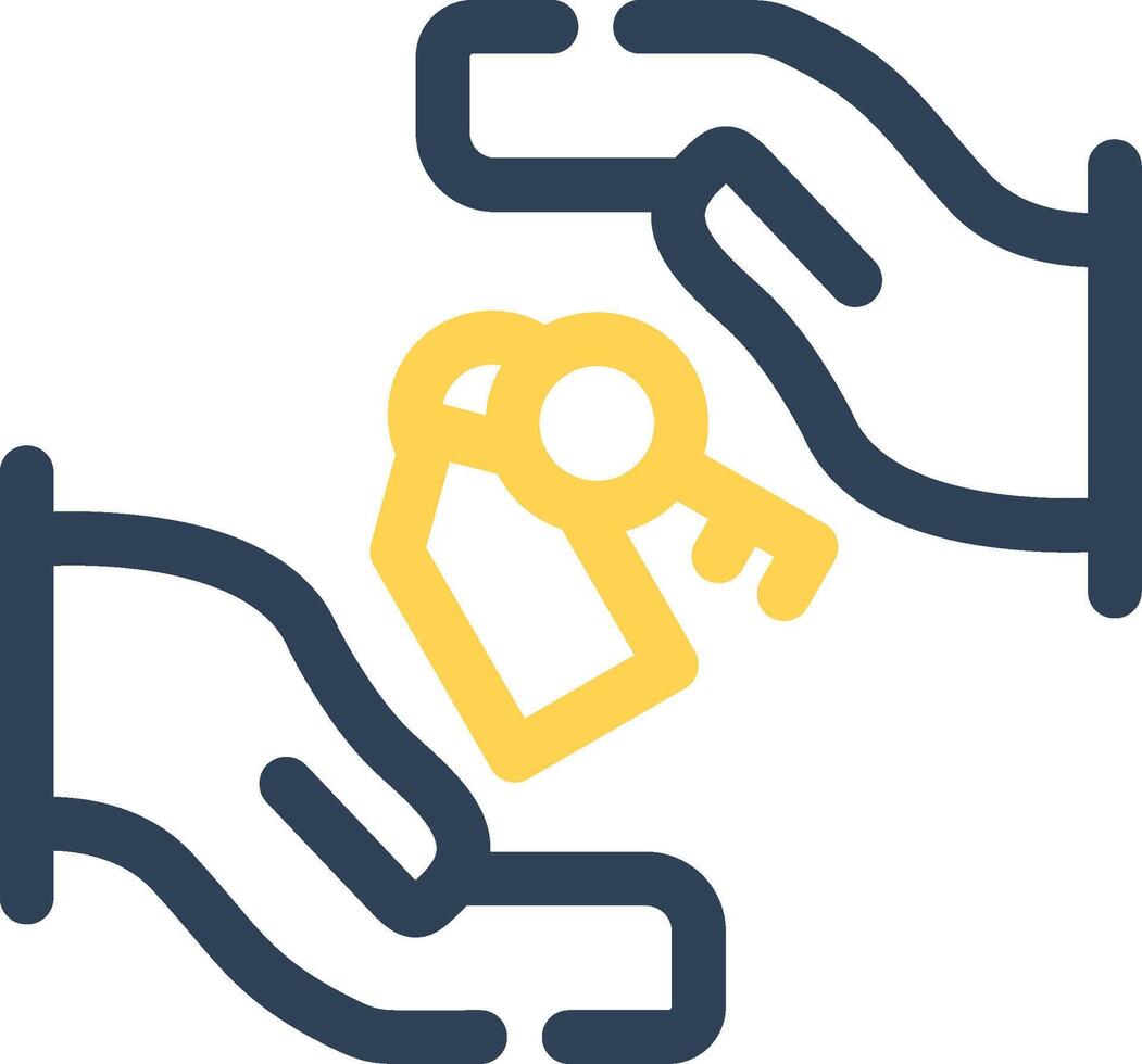 Closed End Lease Creative Icon Design vector