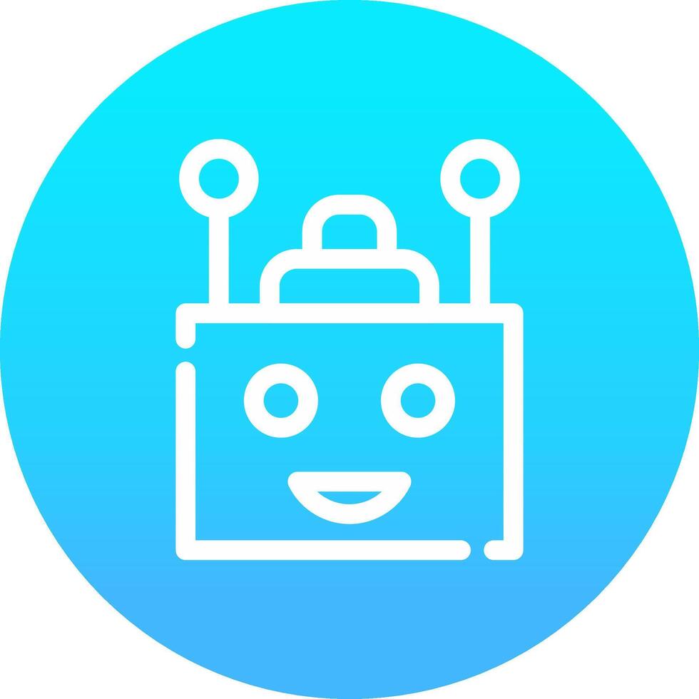 Chatbot Creative Icon Design vector