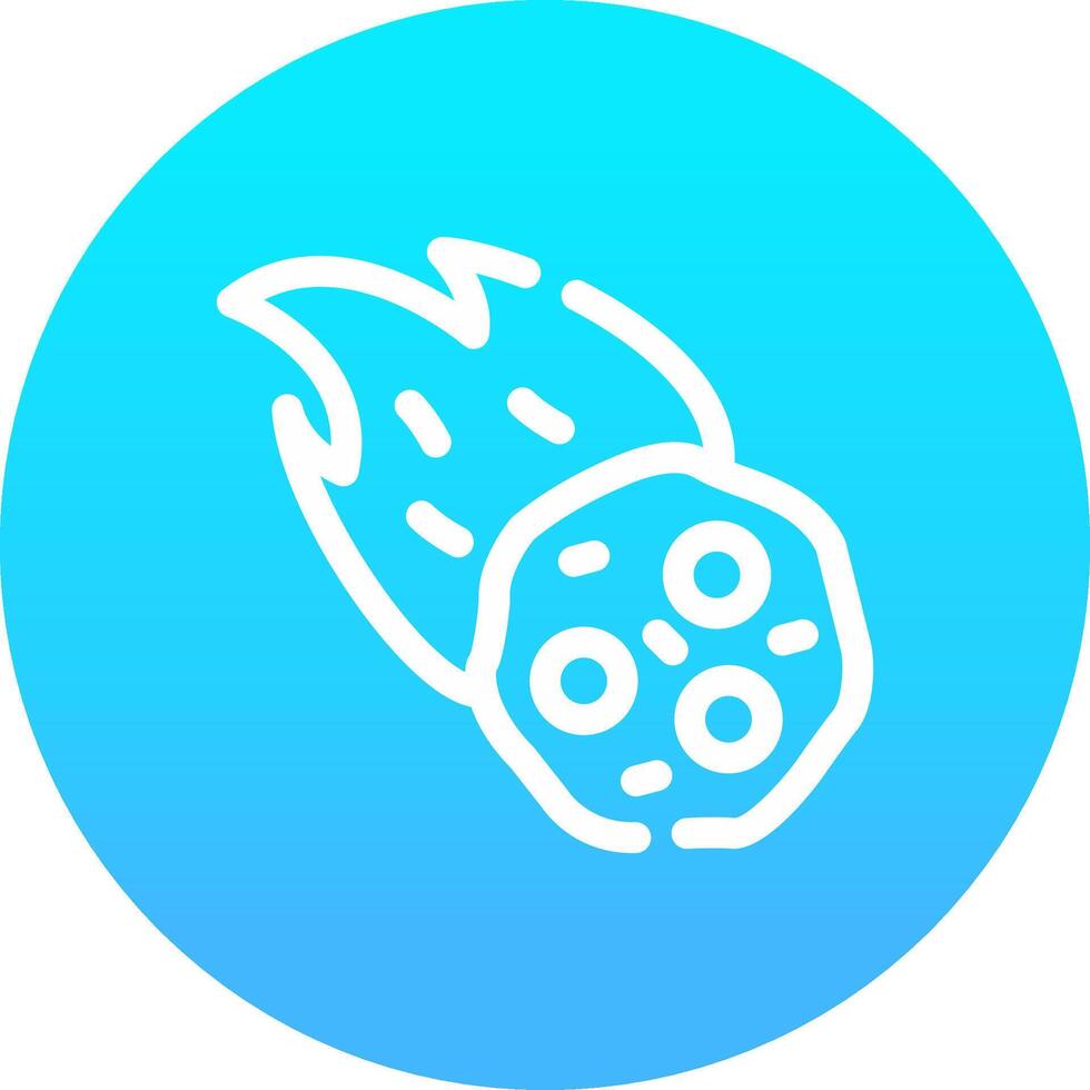 Meteor Creative Icon Design vector