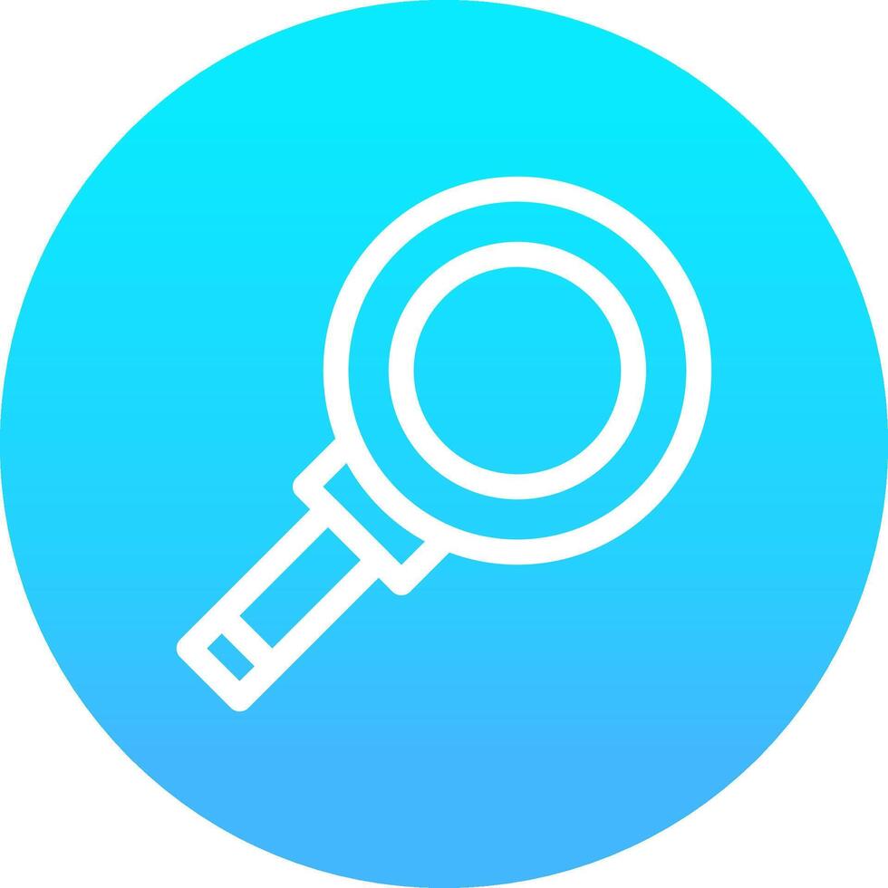 Magnifying Creative Icon Design vector