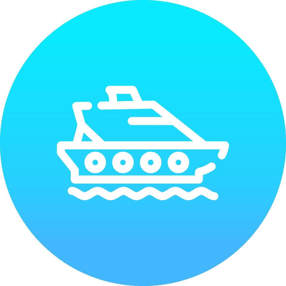 Ship Creative Icon Design vector