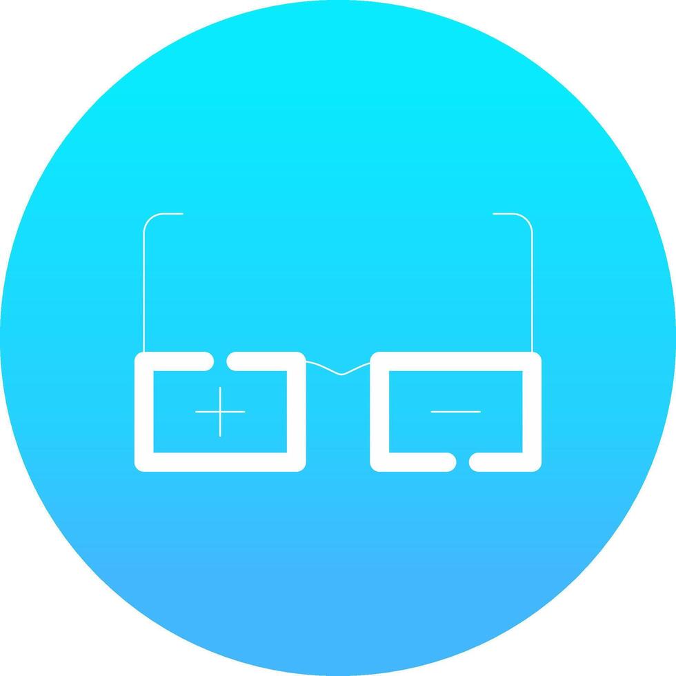 Glasses Prescription Creative Icon Design vector