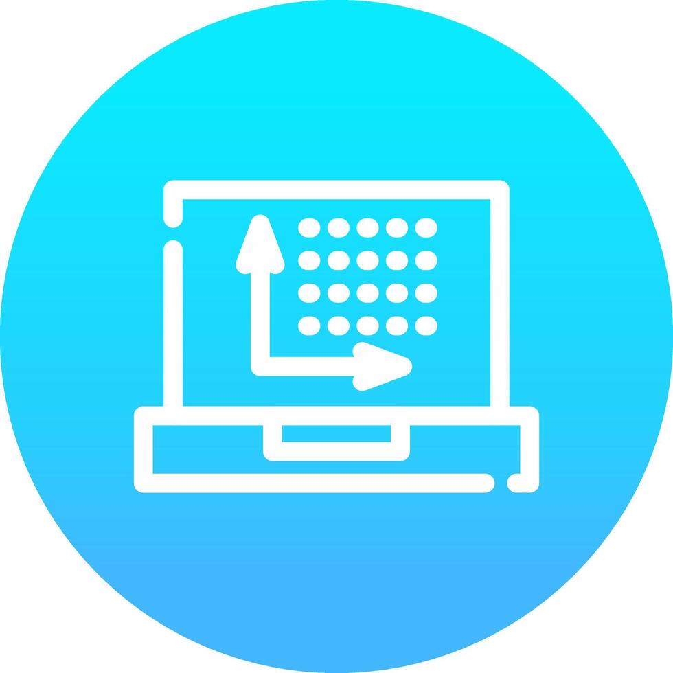Dots Per Inch Creative Icon Design vector