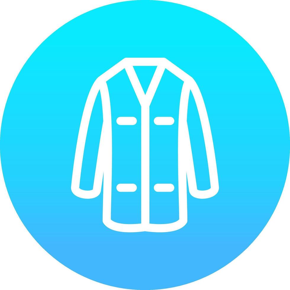 Lab Coat Creative Icon Design vector