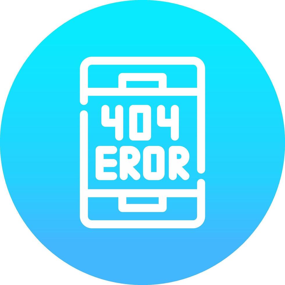 Error Creative Icon Design vector