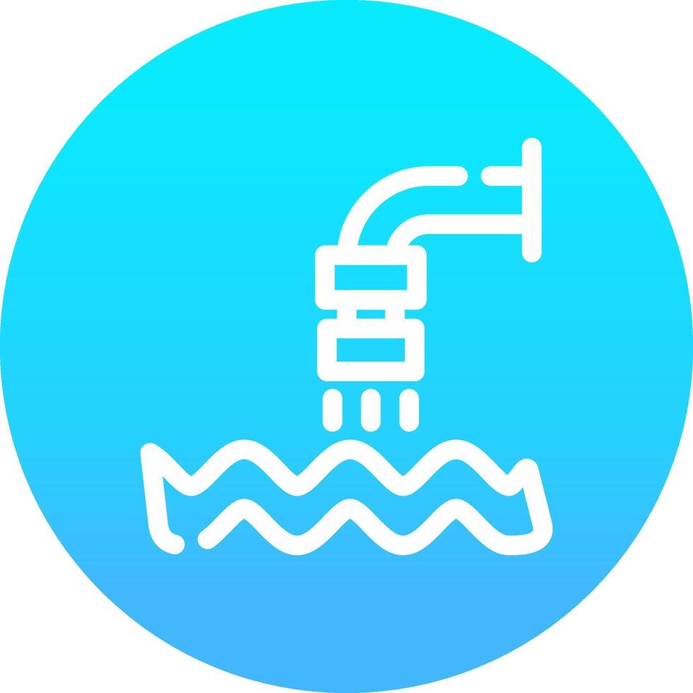 diseño de icono creativo de aguas residuales vector