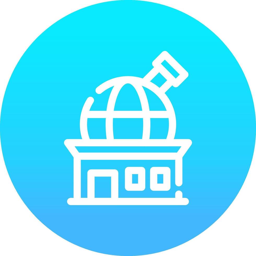 Observatory Creative Icon Design vector
