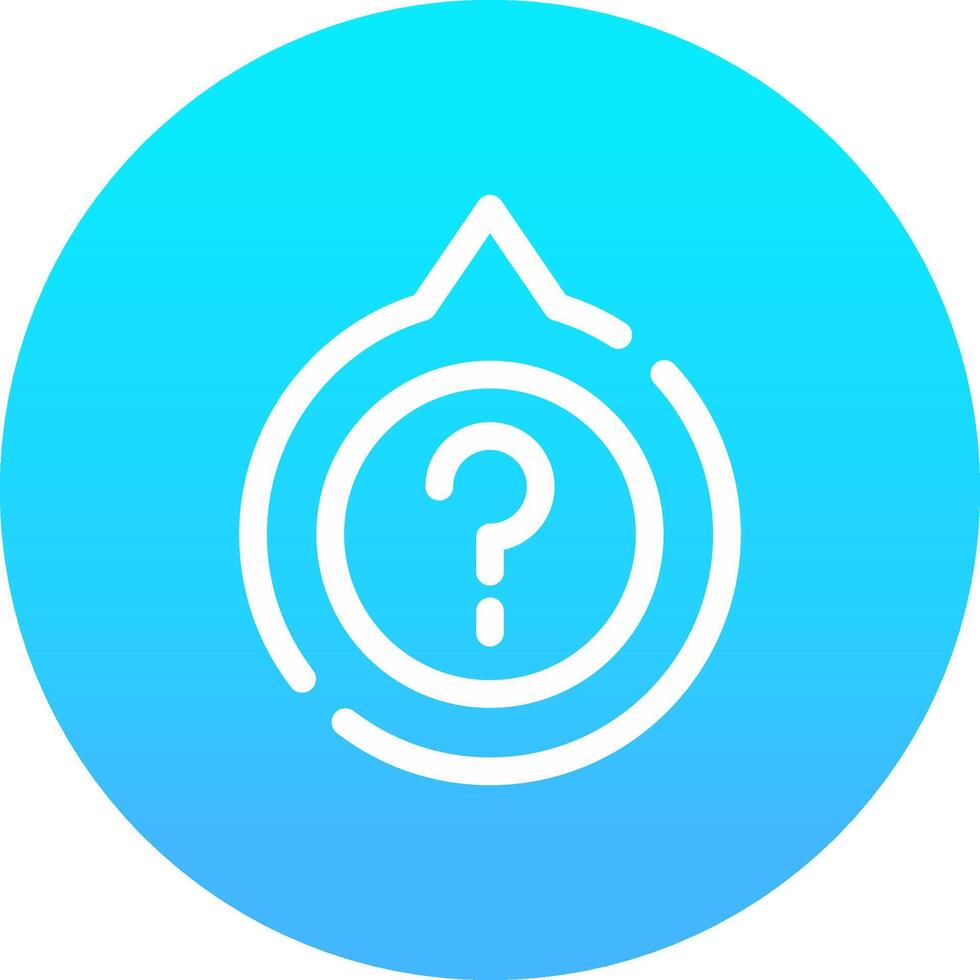 Question Creative Icon Design vector