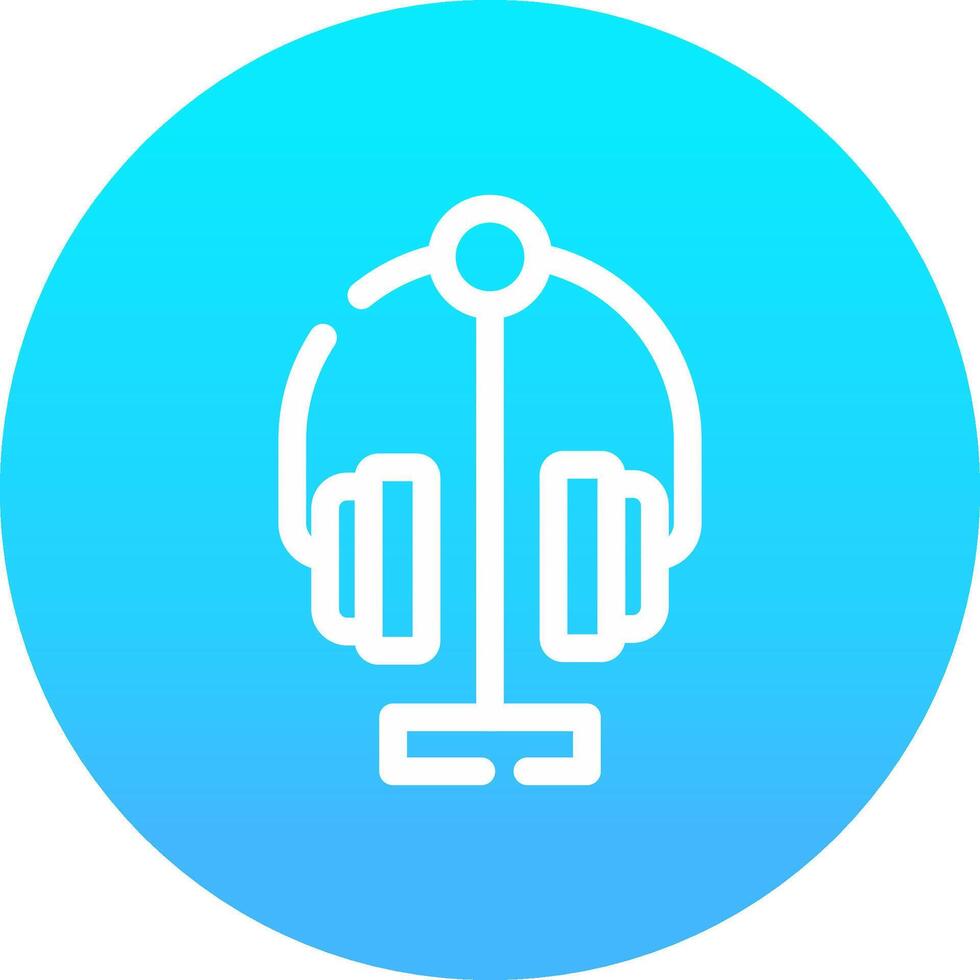 Headphone Creative Icon Design vector