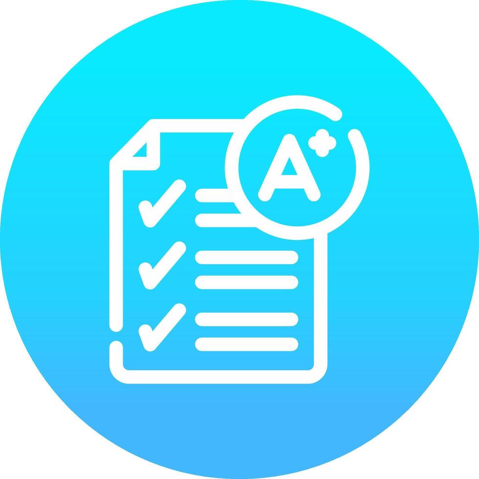 Grade Creative Icon Design vector