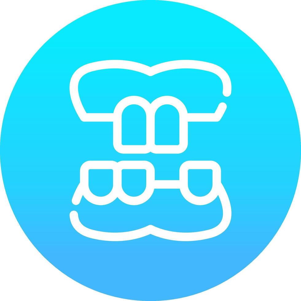 Denture Creative Icon Design vector