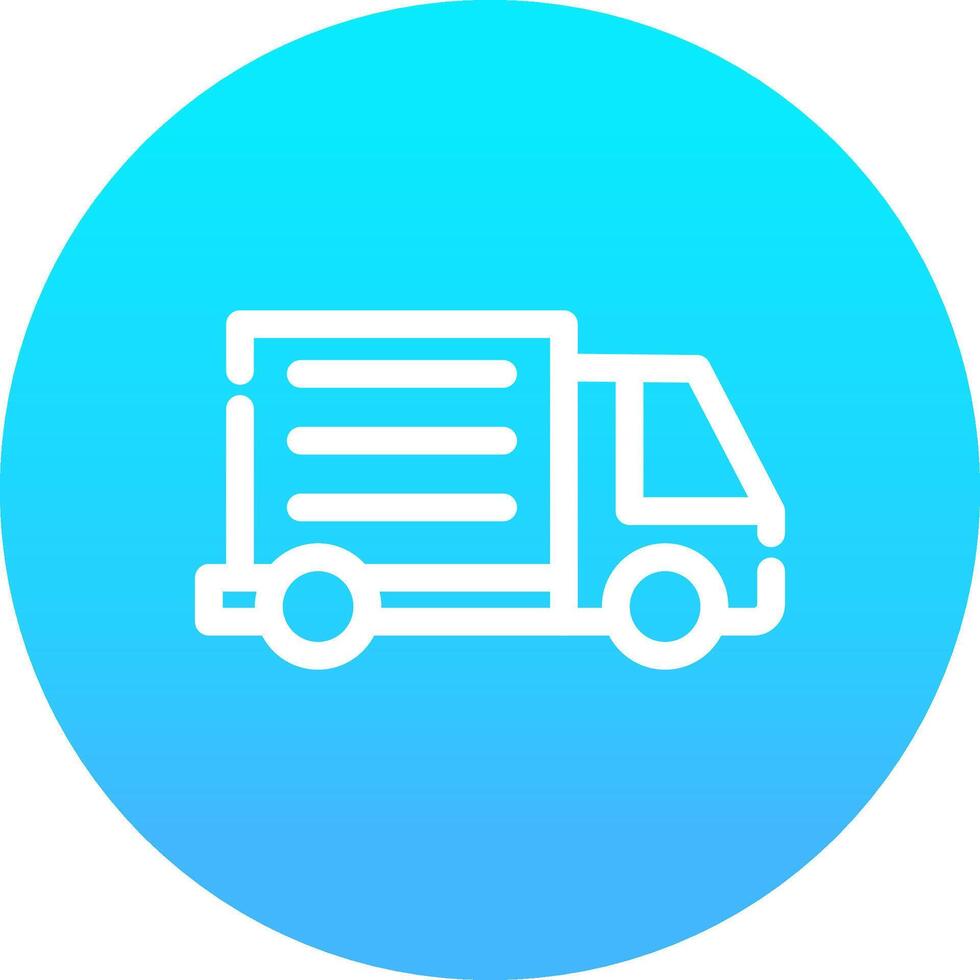 Delivery Truck Creative Icon Design vector