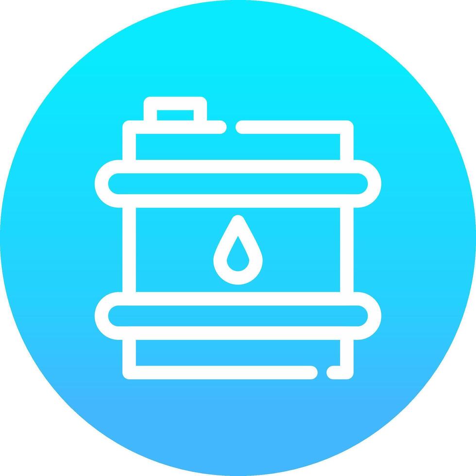 Oil Barrel Creative Icon Design vector