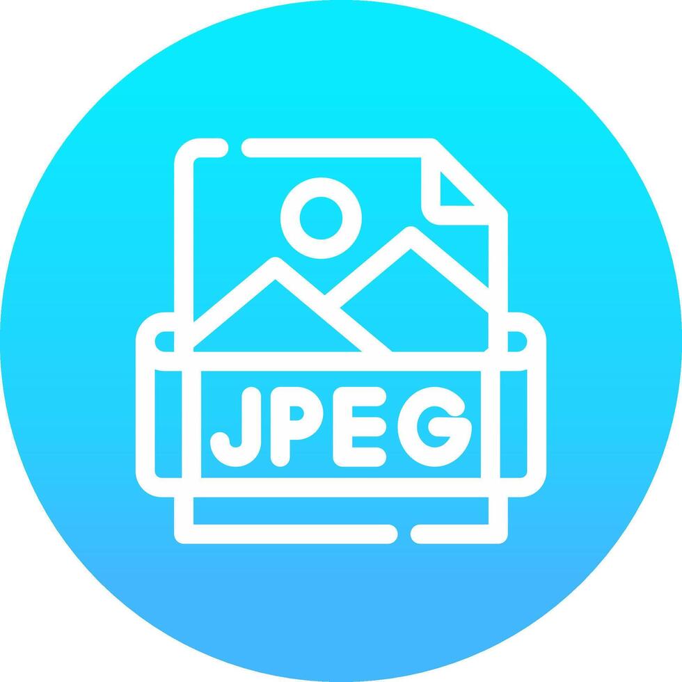 Jpeg Creative Icon Design vector