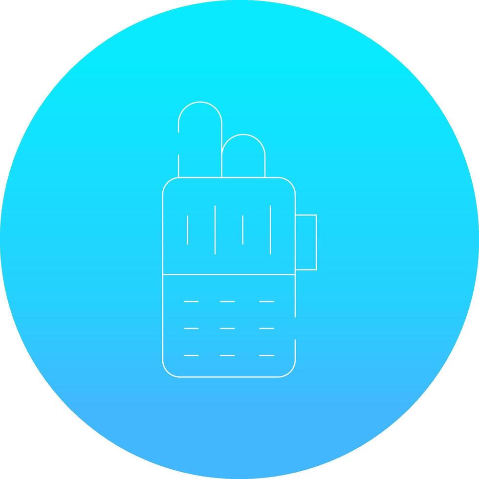 Walkie Talkie Creative Icon Design vector
