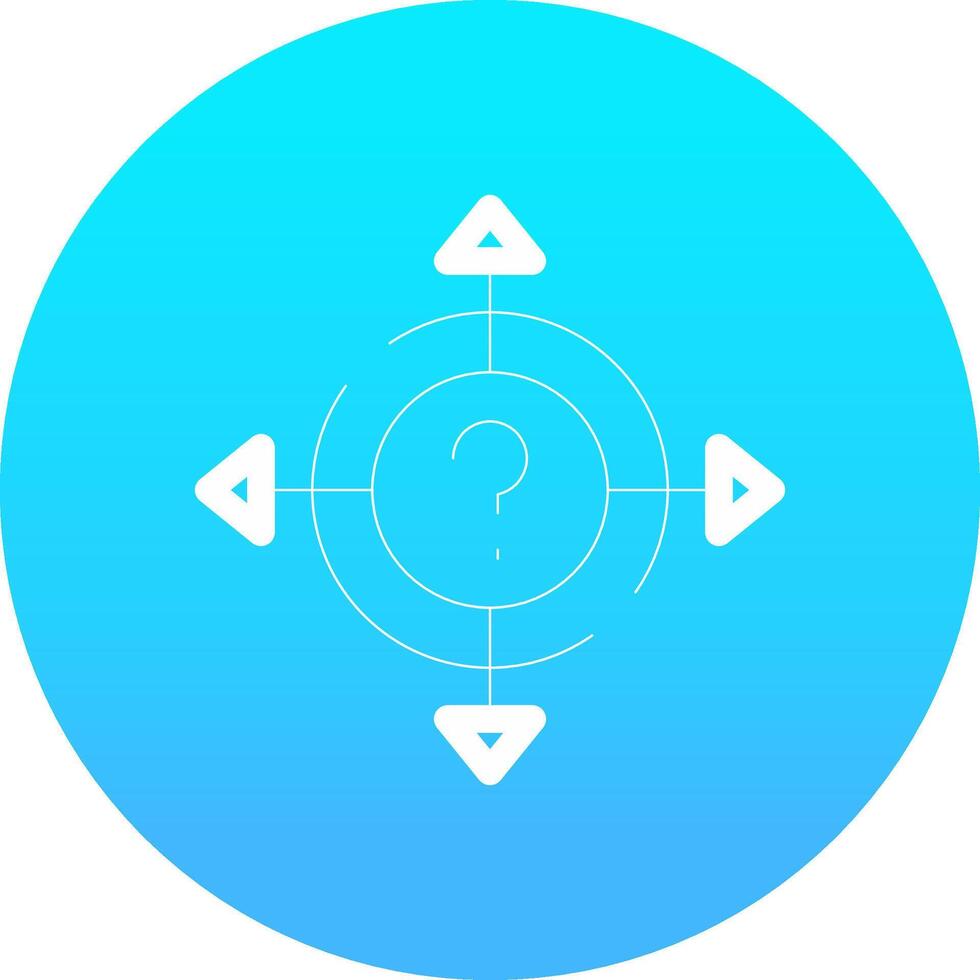 Line blue Gradient Circle Design vector