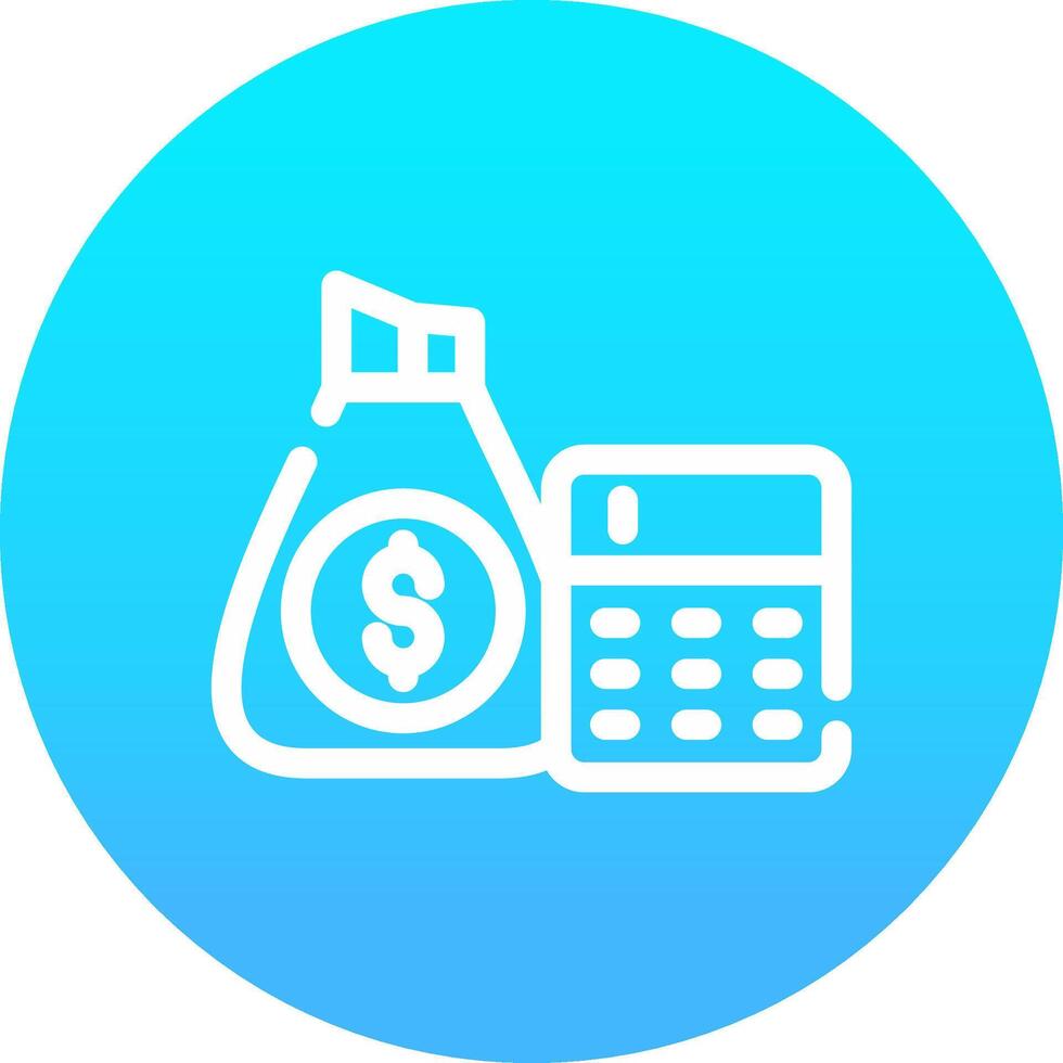 Budget Creative Icon Design vector