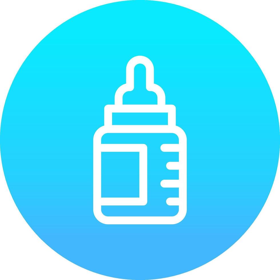 Feeding Bottle Creative Icon Design vector