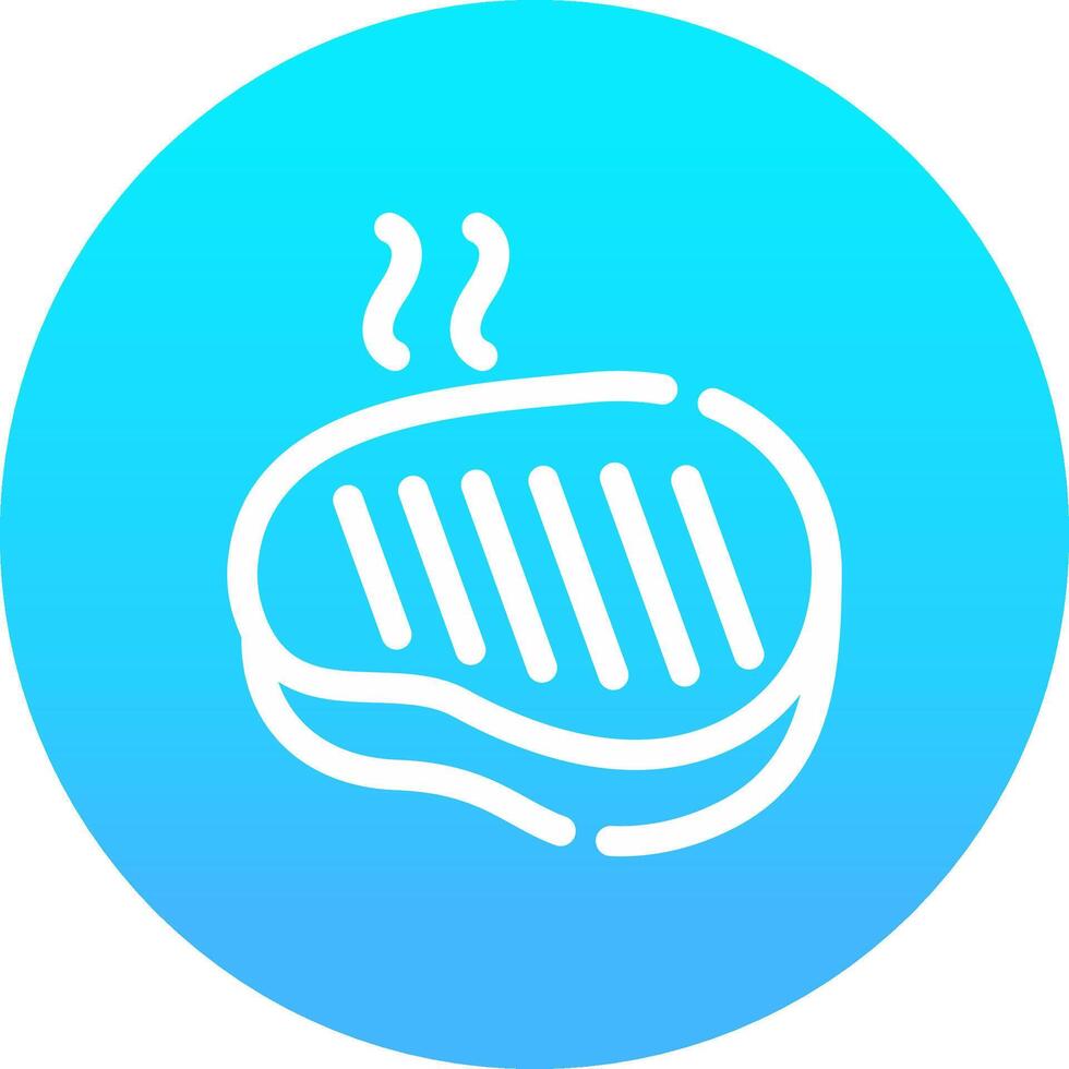 Steak Creative Icon Design vector