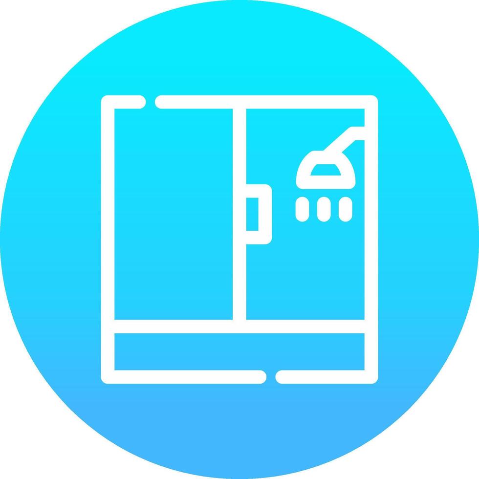 Line blue Gradient Circle Design vector