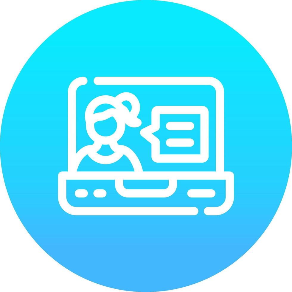 Job Interview Creative Icon Design vector