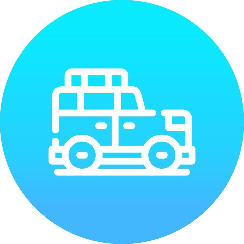 Suv Creative Icon Design vector