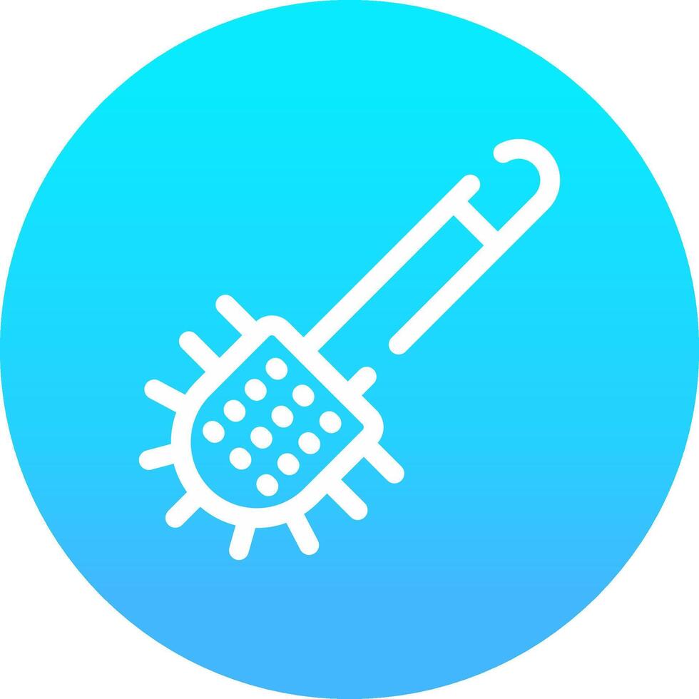 Toilet Brush Creative Icon Design vector