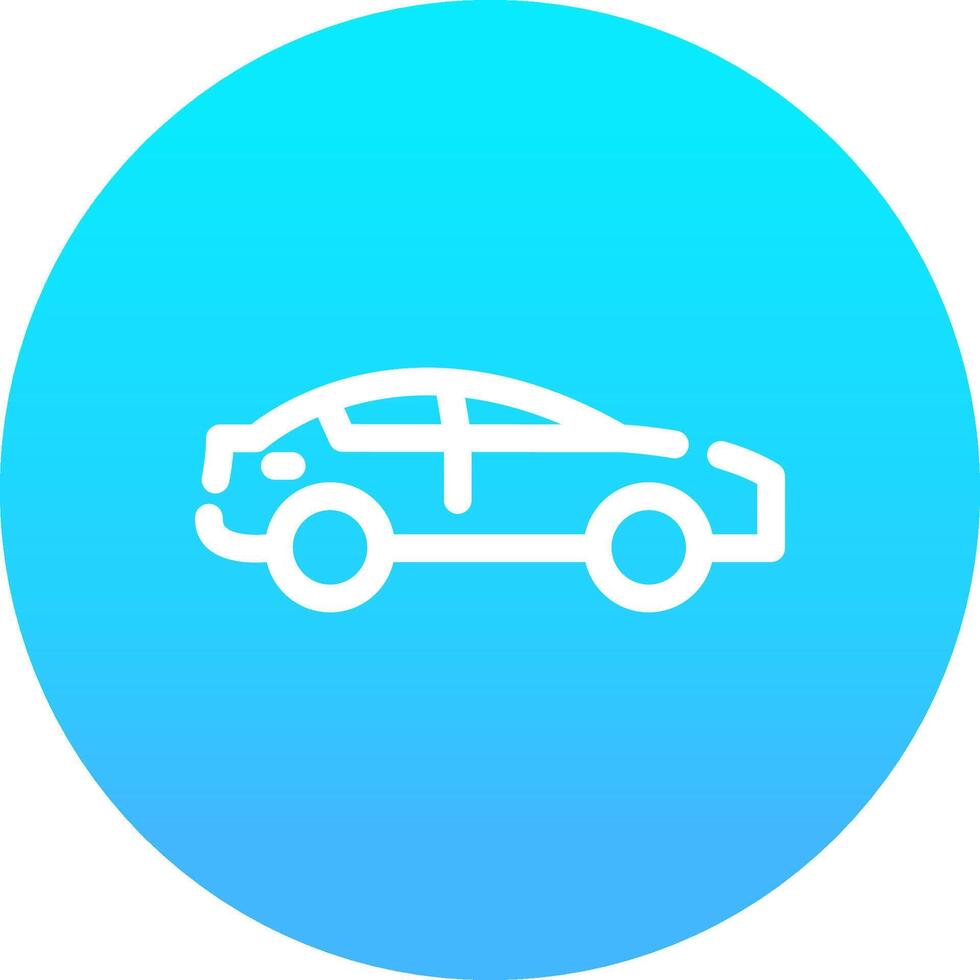 Sedan Creative Icon Design vector