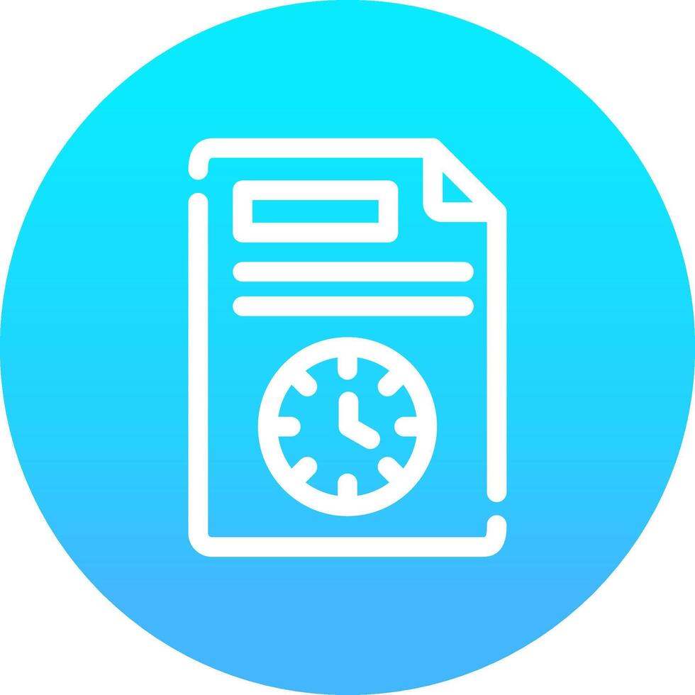 Schedule Creative Icon Design vector