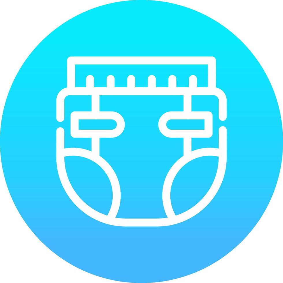 Diaper Creative Icon Design vector