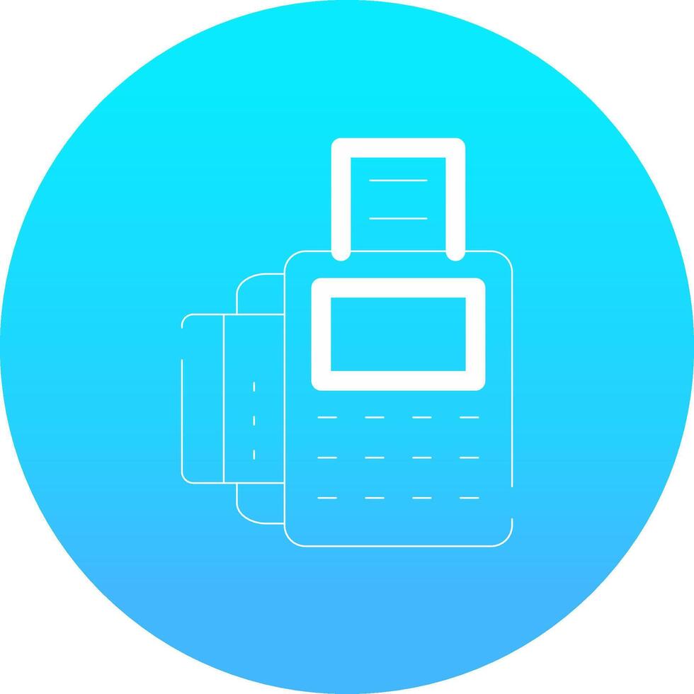 Card Machine Creative Icon Design vector