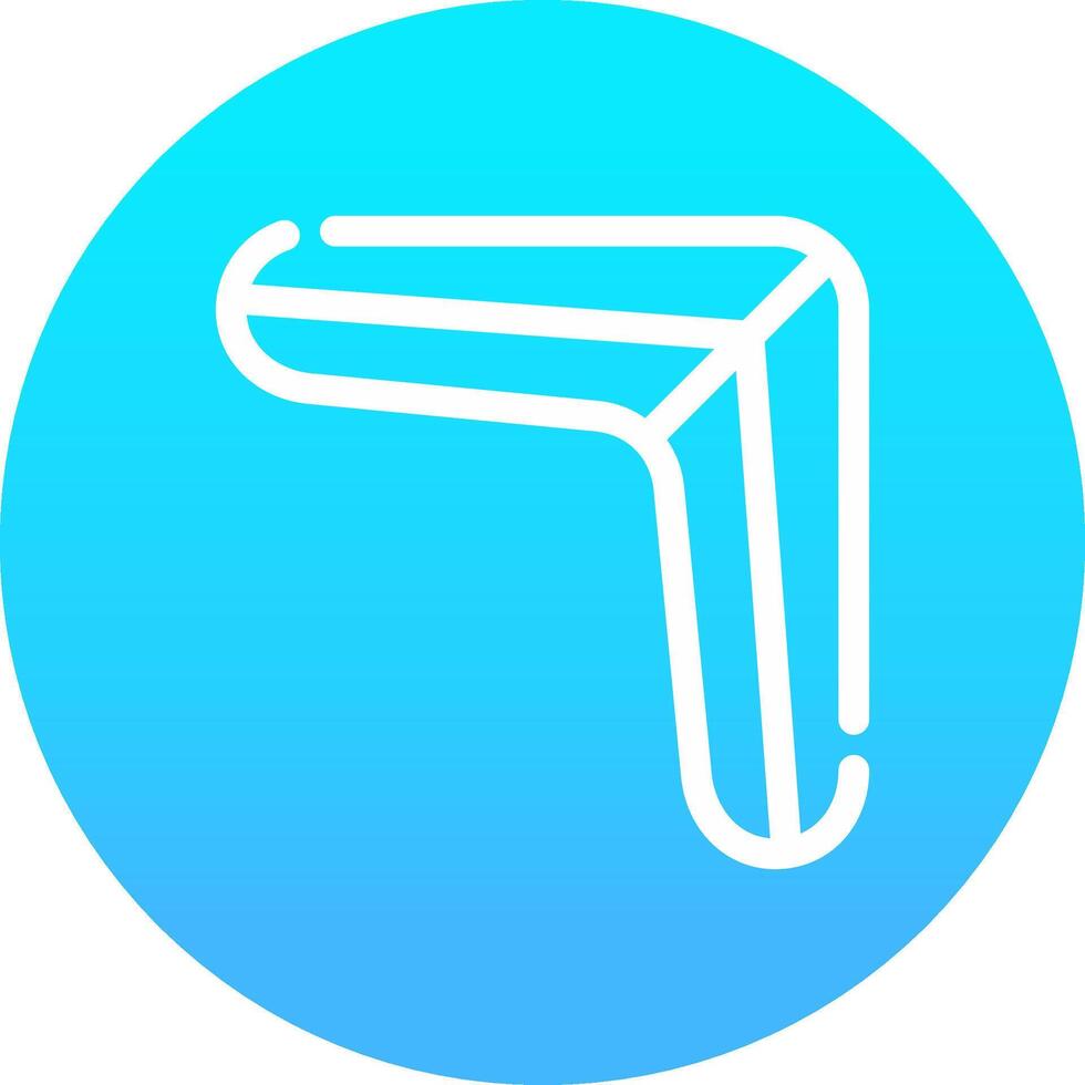 Boomerang Creative Icon Design vector