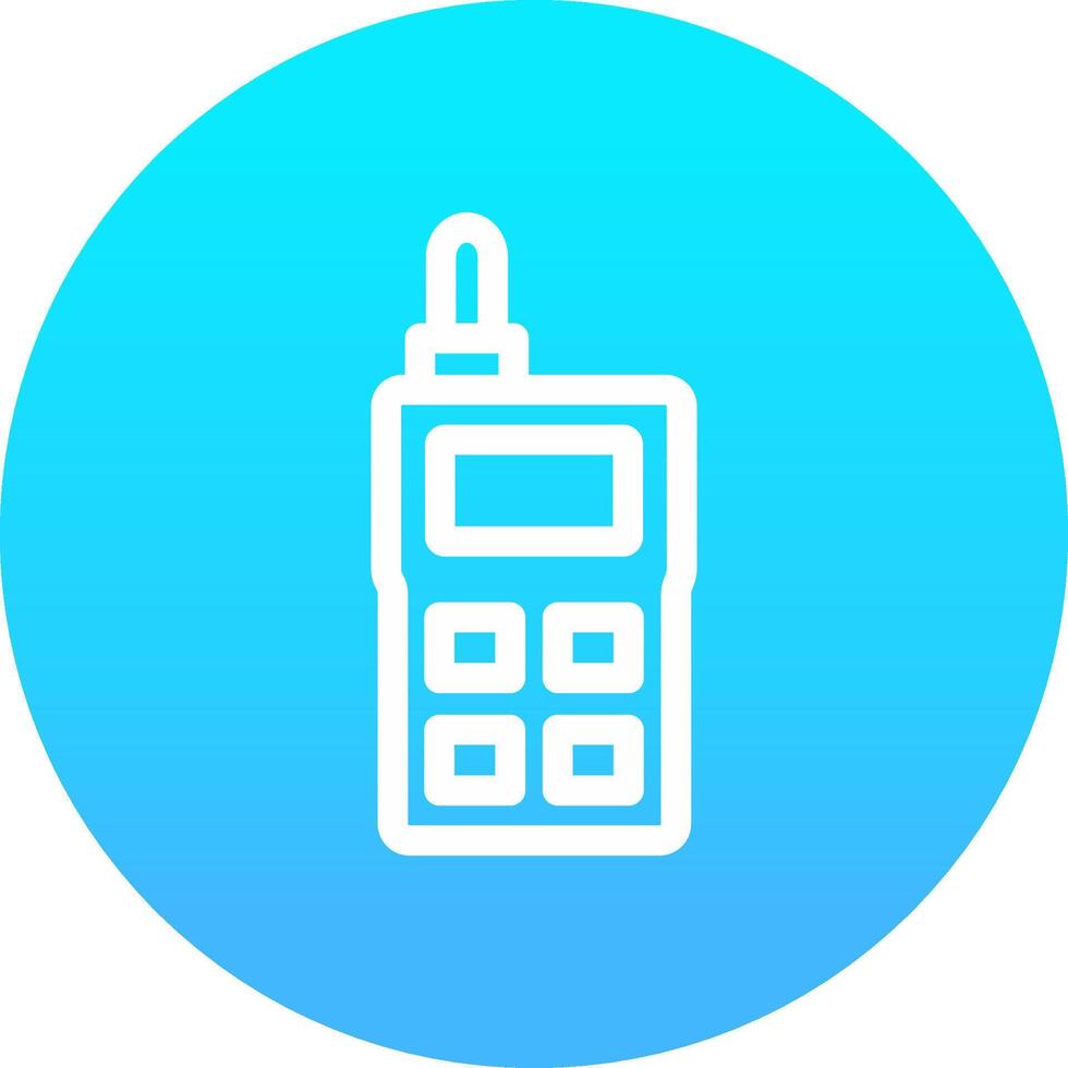 Walkie Talkie Creative Icon Design vector